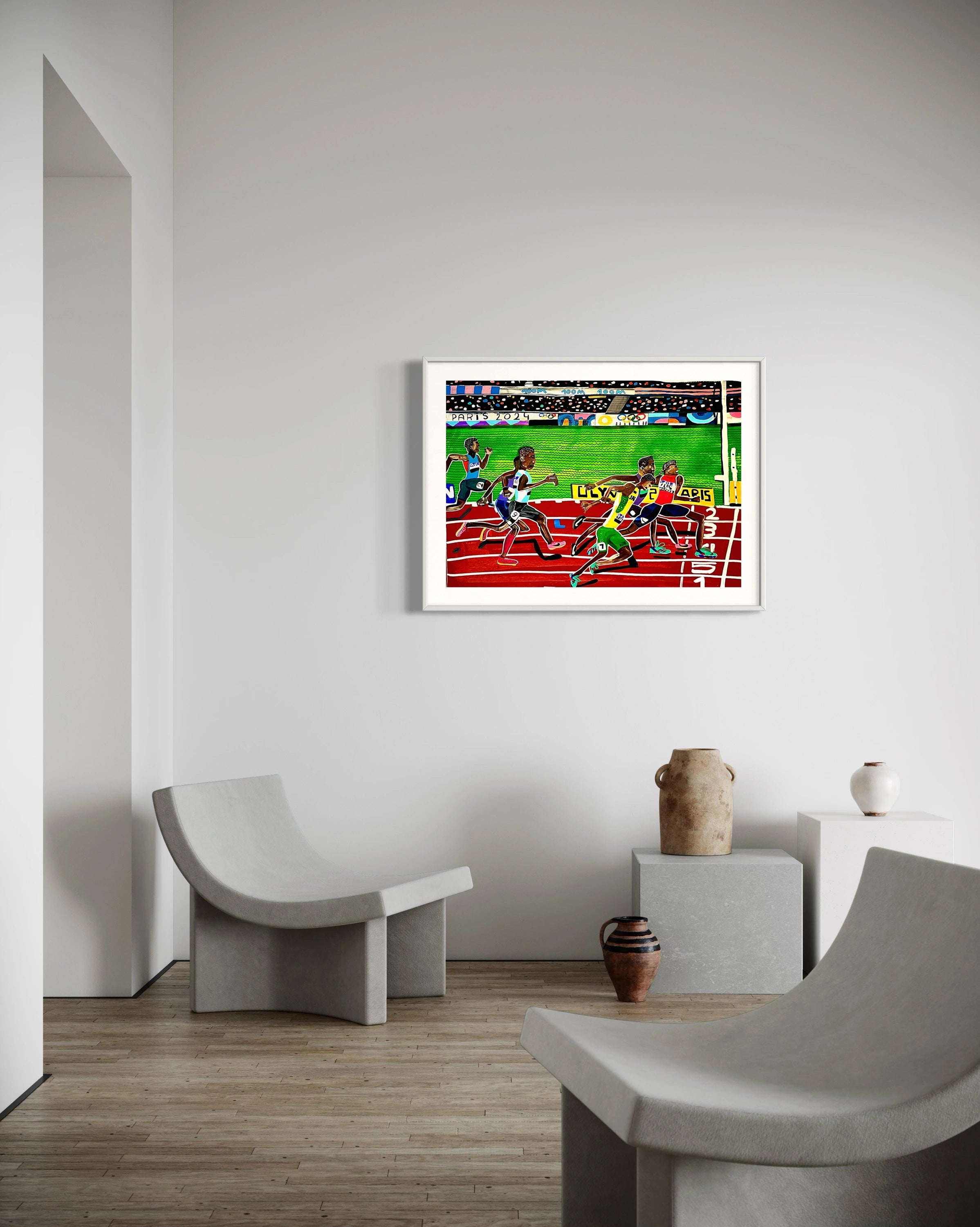 Artwork 100 M Olympics