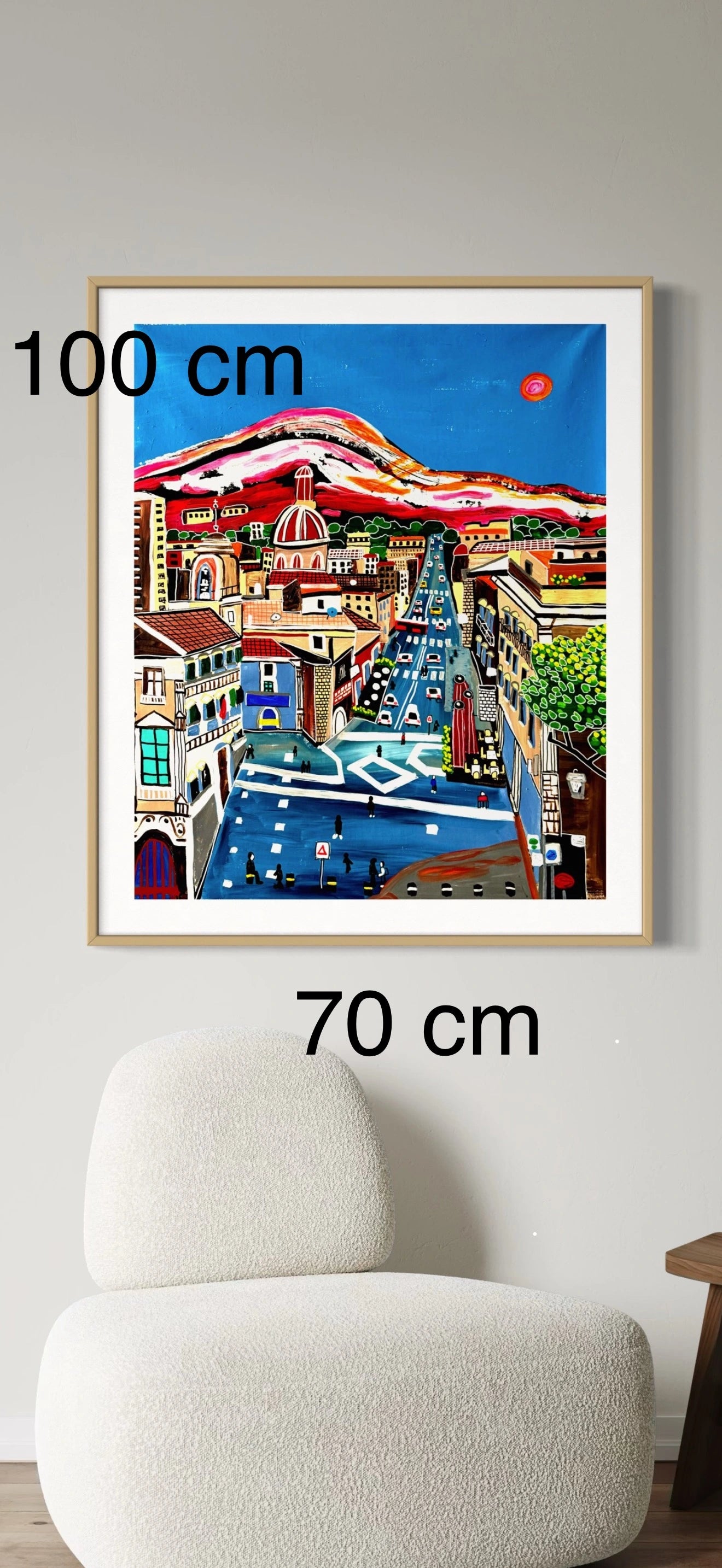 Artwork Volcano Etna & Catania