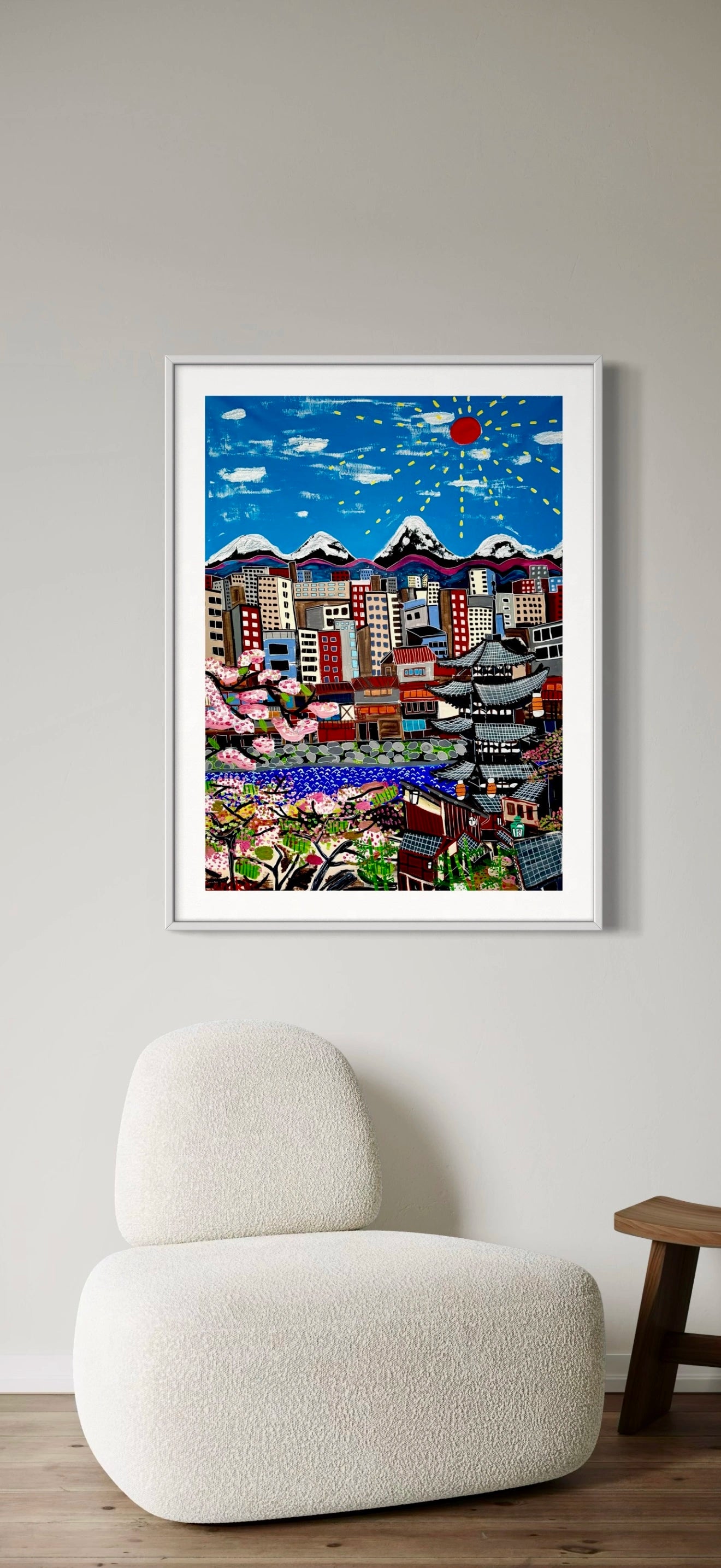 Artwork Kyoto Gion Cherry Blossom