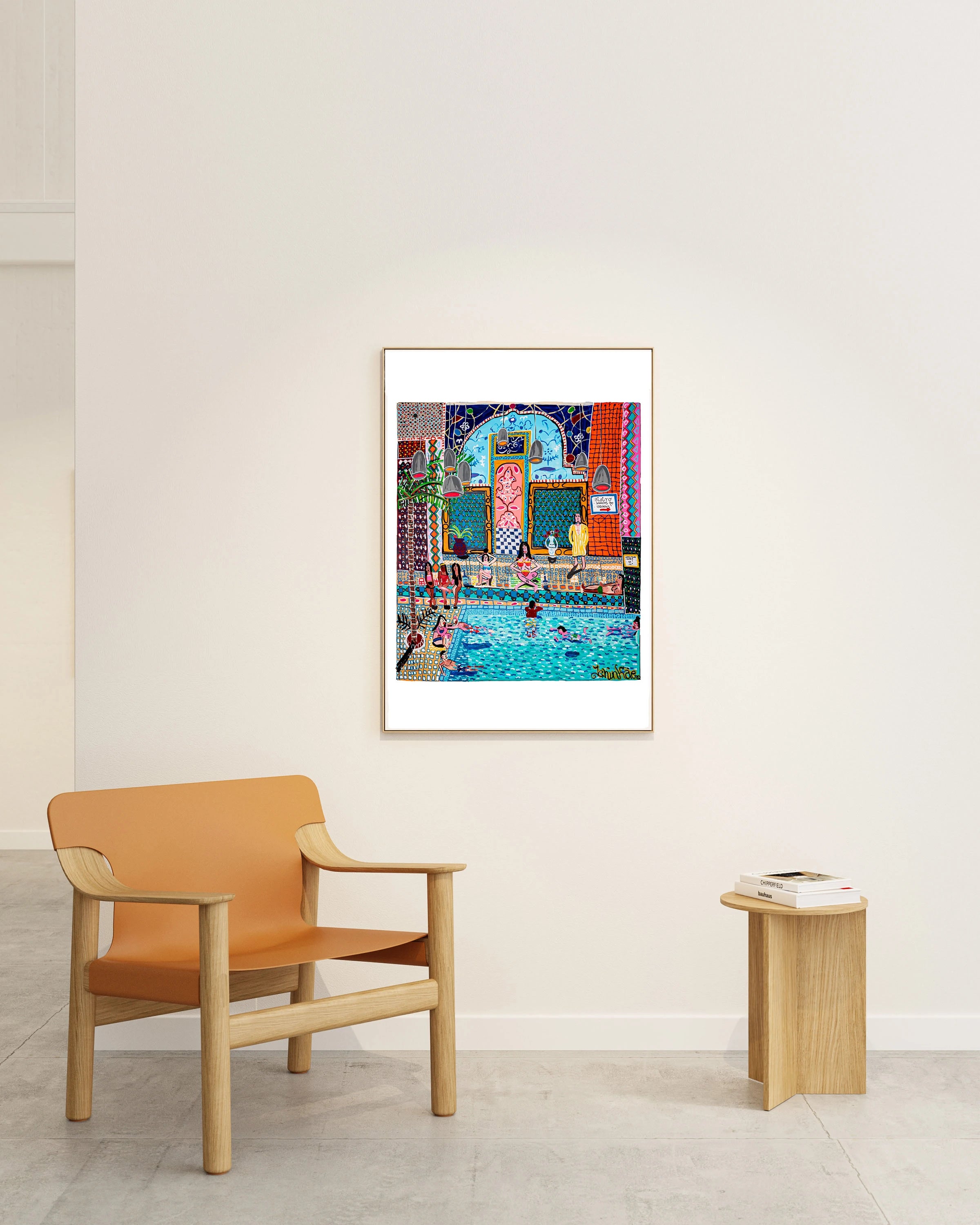 Artwork Indoor Swimming Pool
