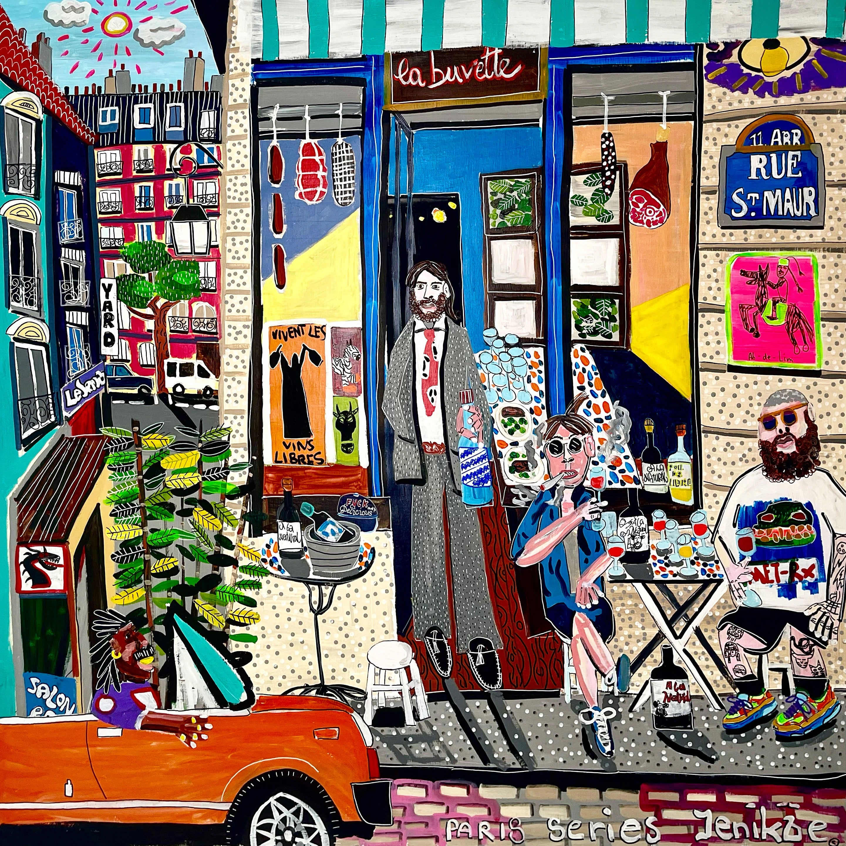 Artwork BamBam at La Buvette