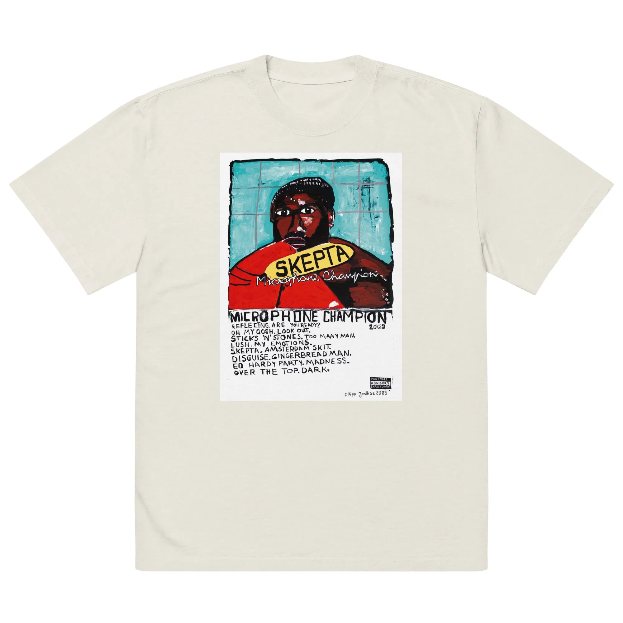 Oversized faded t-shirt TEE