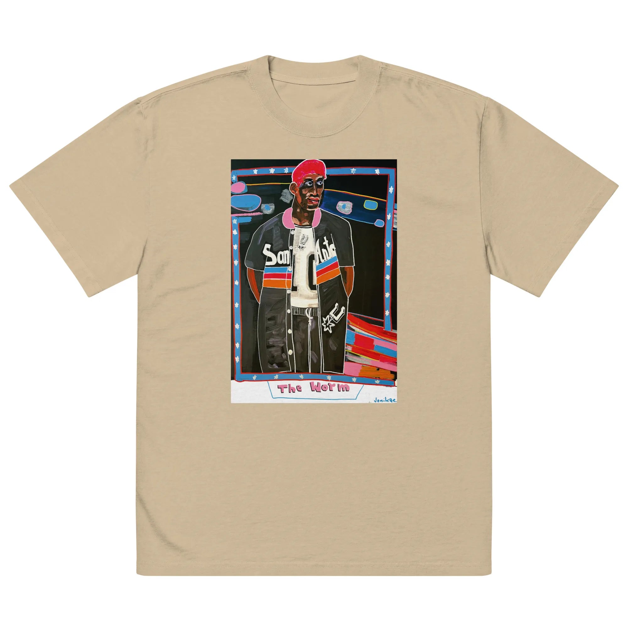 Oversized faded t-shirt TEE