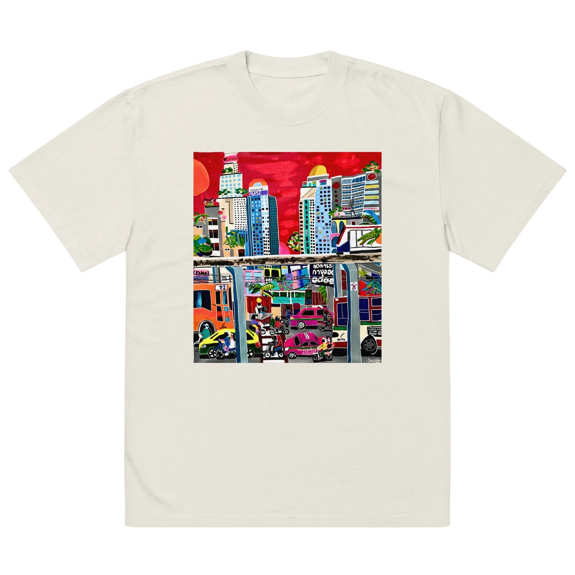 Oversized faded t-shirt TEE