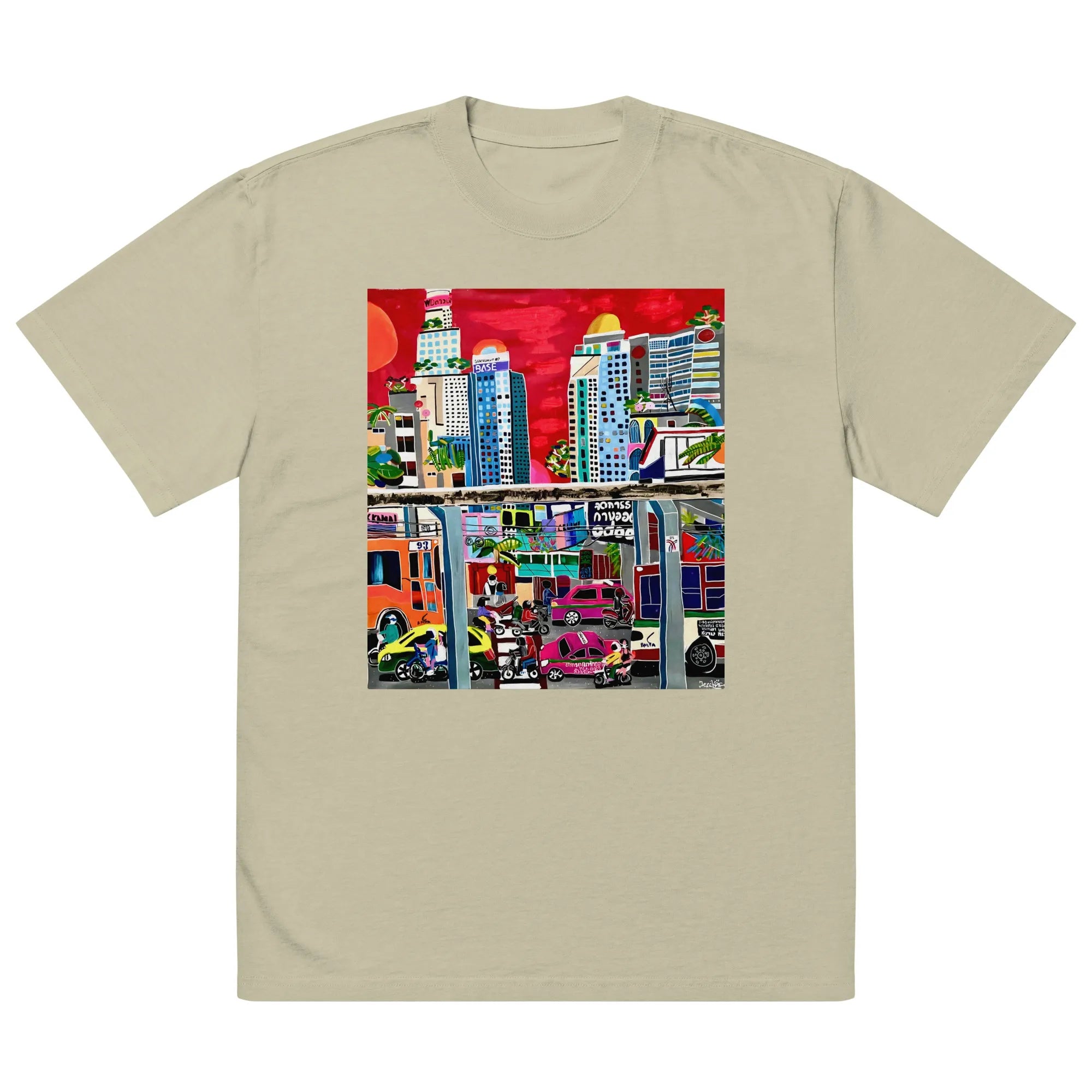 Oversized faded t-shirt TEE