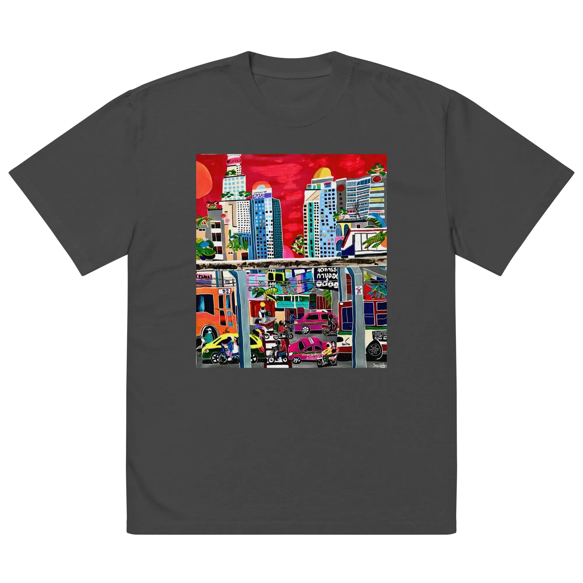 Oversized faded t-shirt TEE