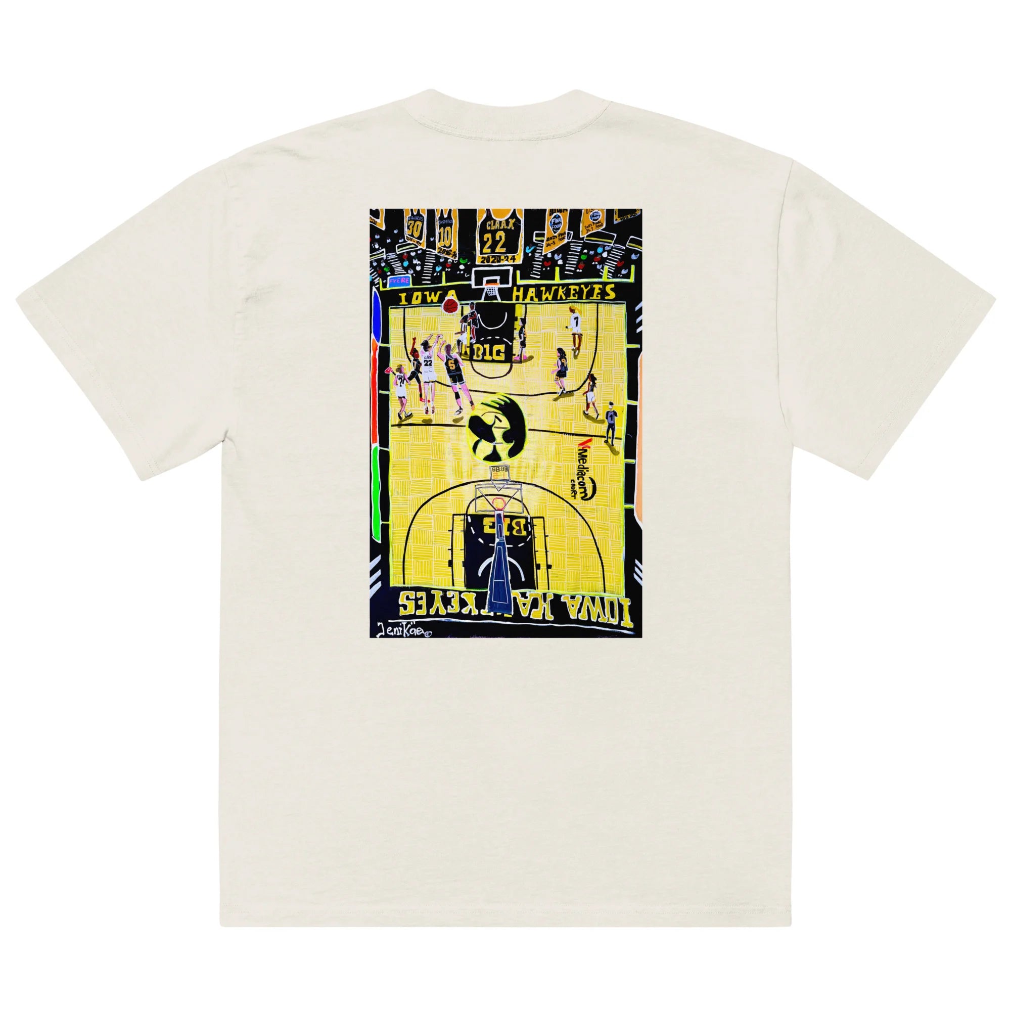 Oversized faded t-shirt Caitlin Clark