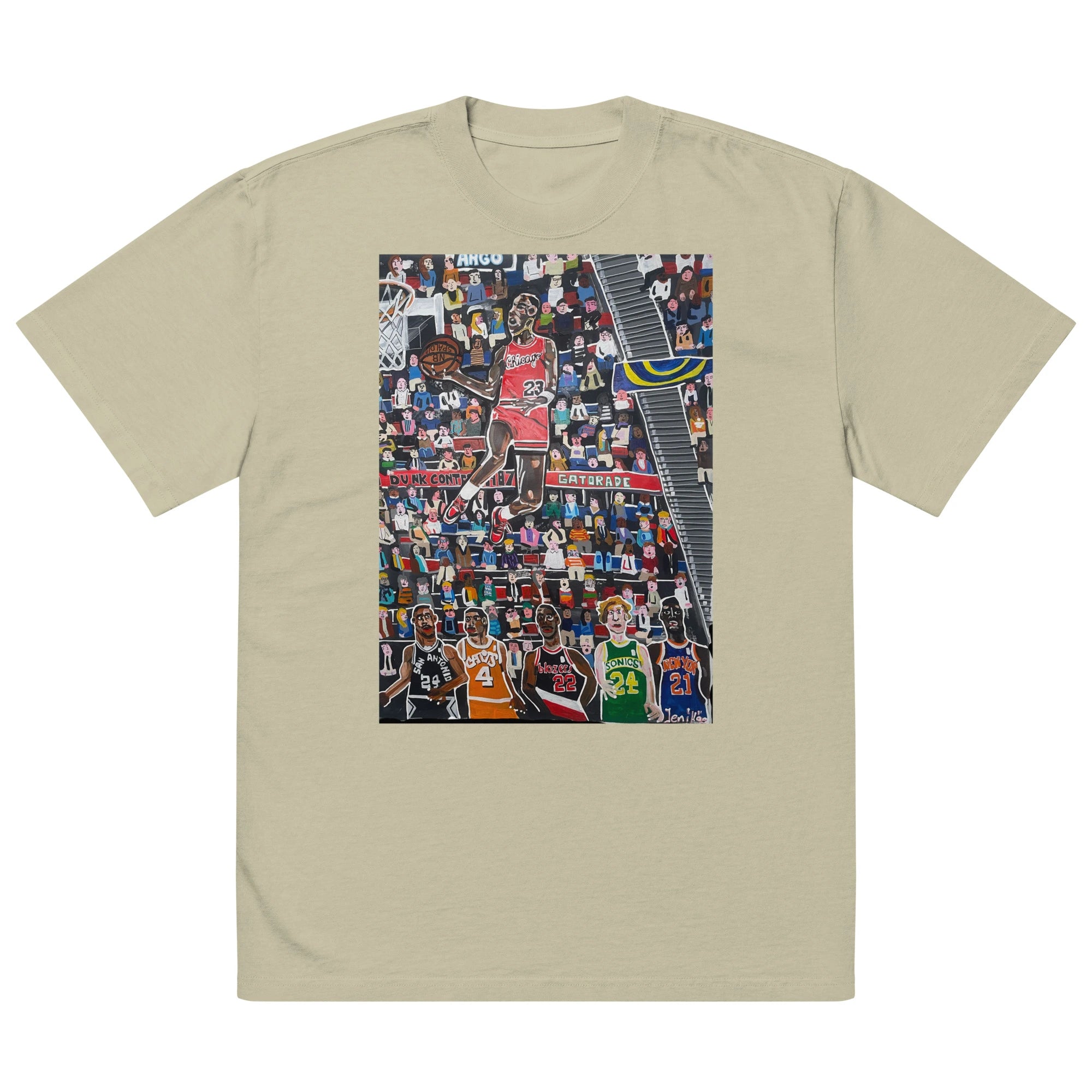 Oversized faded t-shirt TEE
