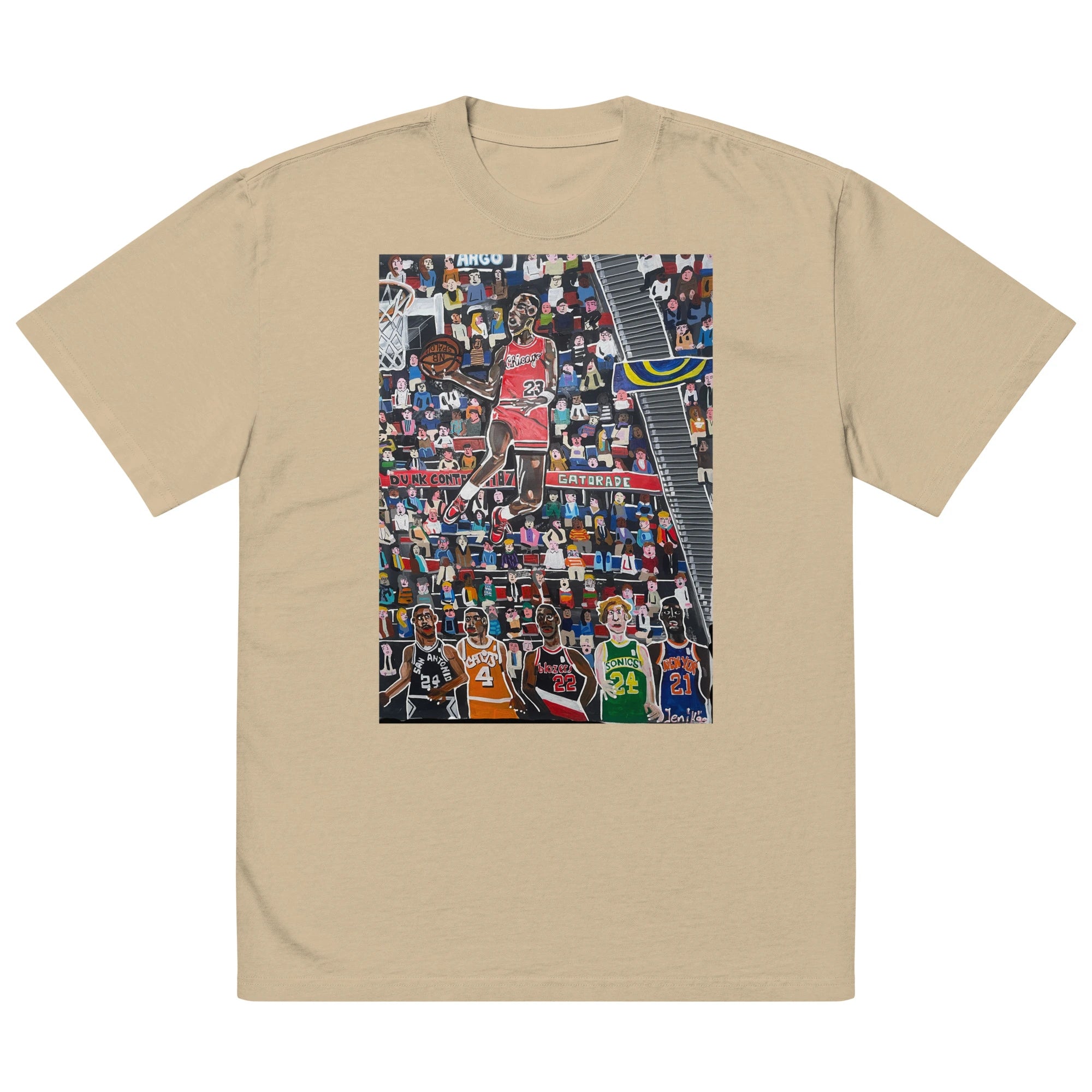 Oversized faded t-shirt TEE