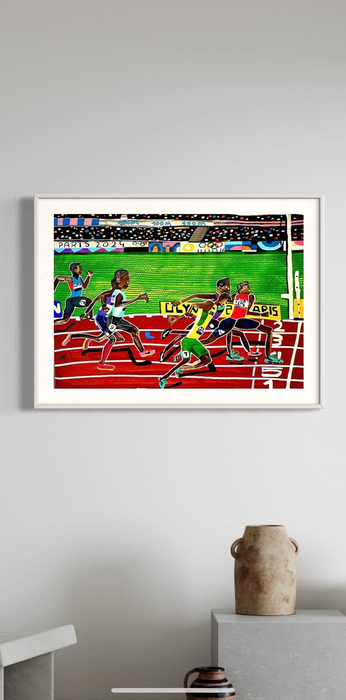 Artwork 100 M Olympics