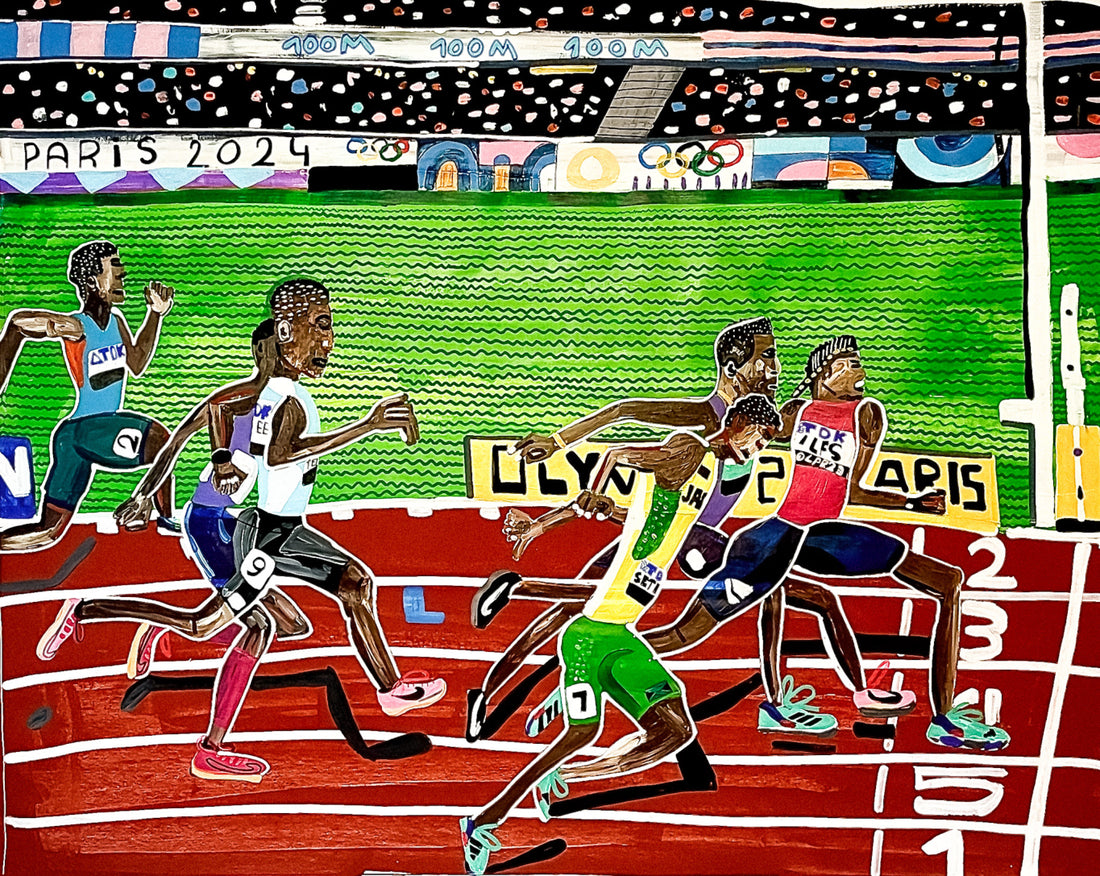 Artwork 100 M Olympics
