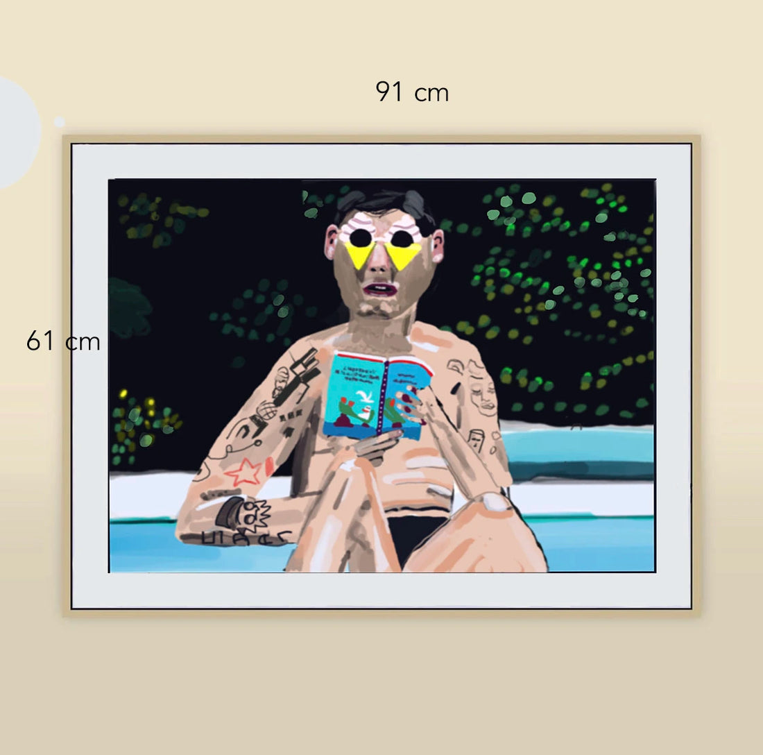 Money Boy Reading A Book  Wading Pool