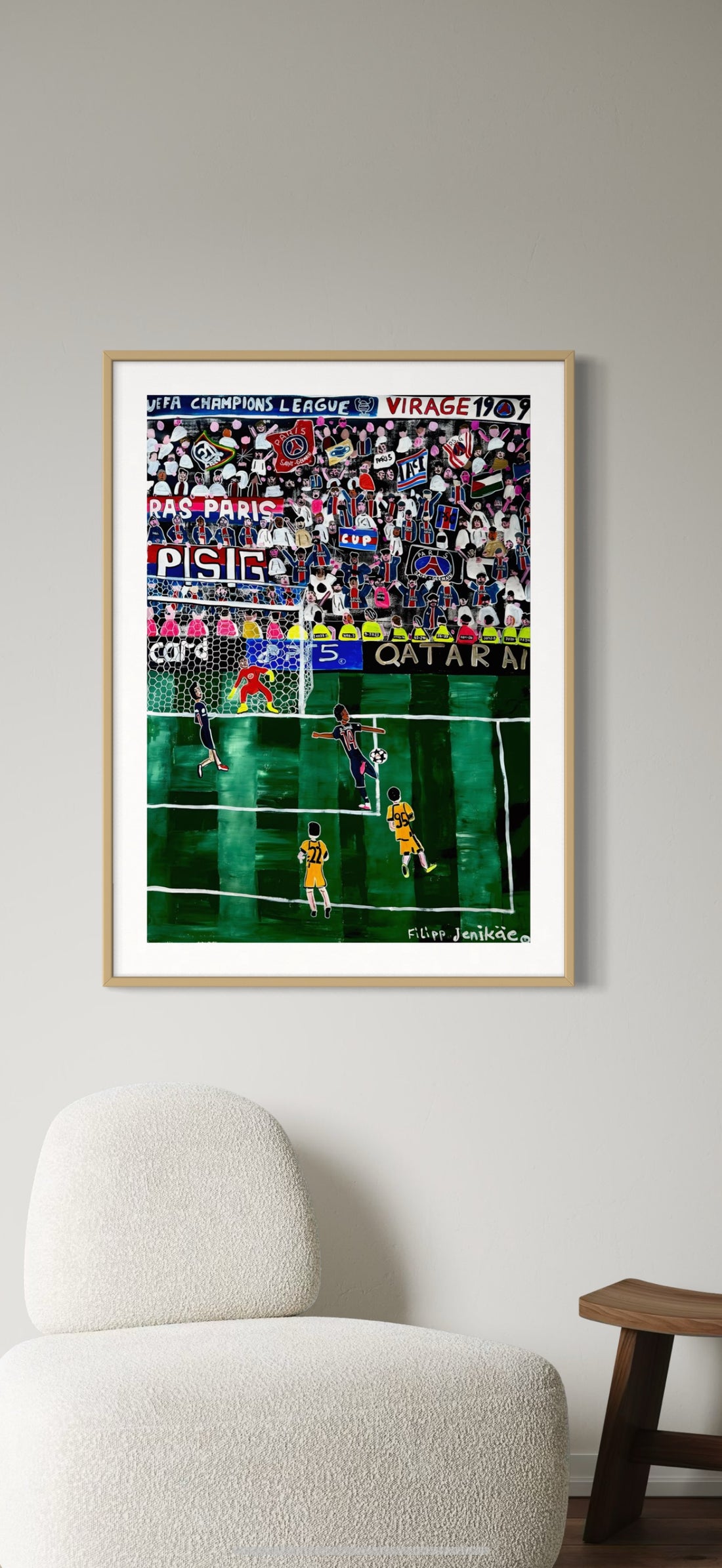 Doué scoring for PSG in Champions League Final 2025