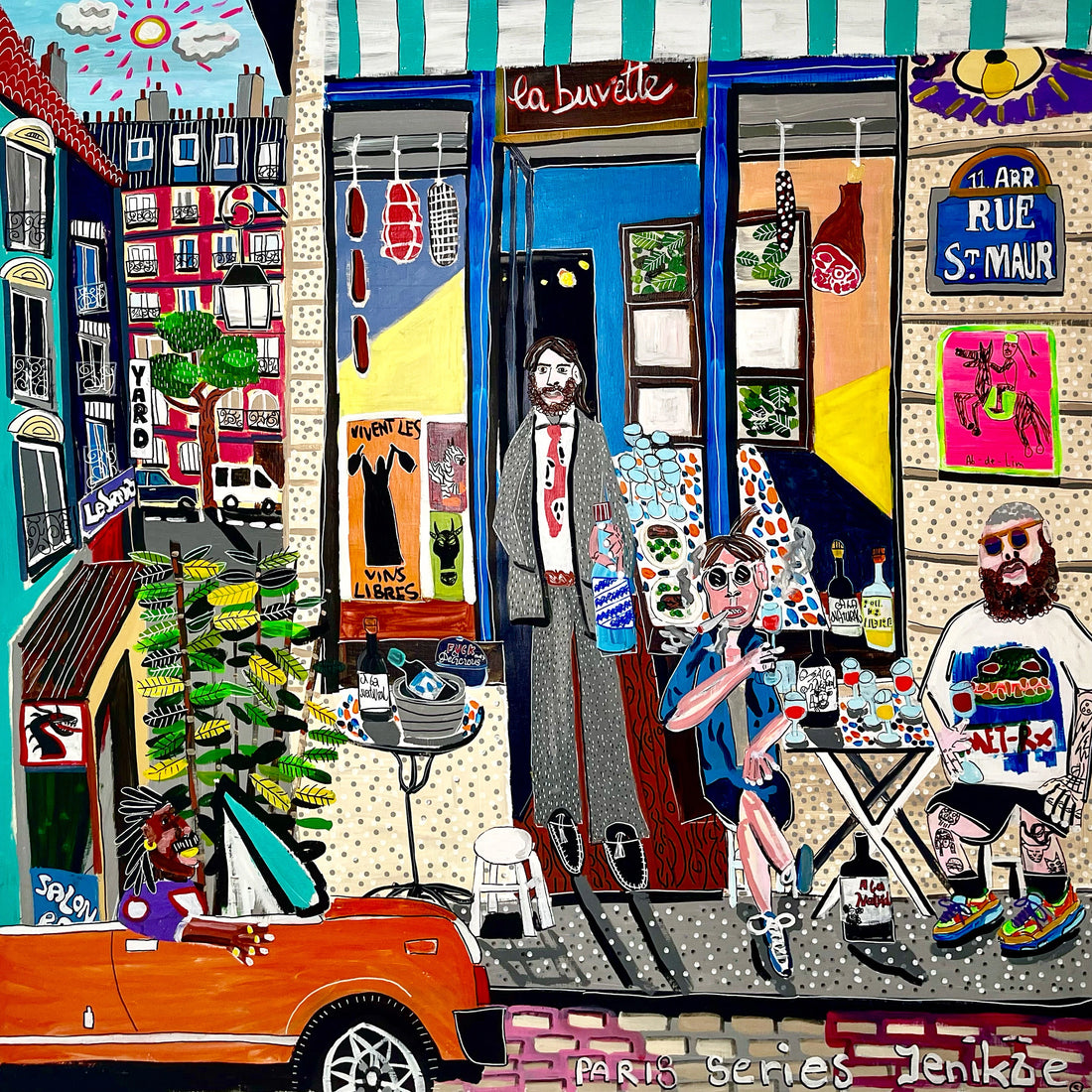 Artwork BamBam at La Buvette