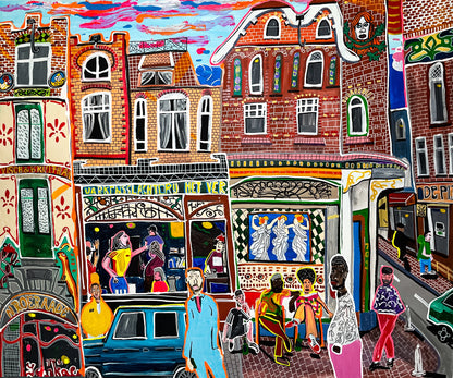 Artwork Amsterdam. Art Noveau