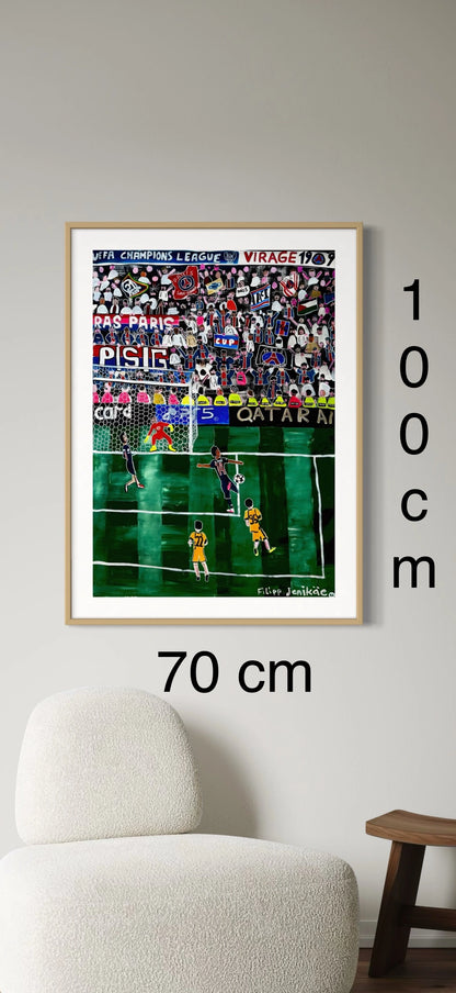 Doué scoring for PSG in Champions League Final 2025