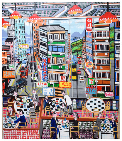 Artwork Bar Hong Kong Restaurant