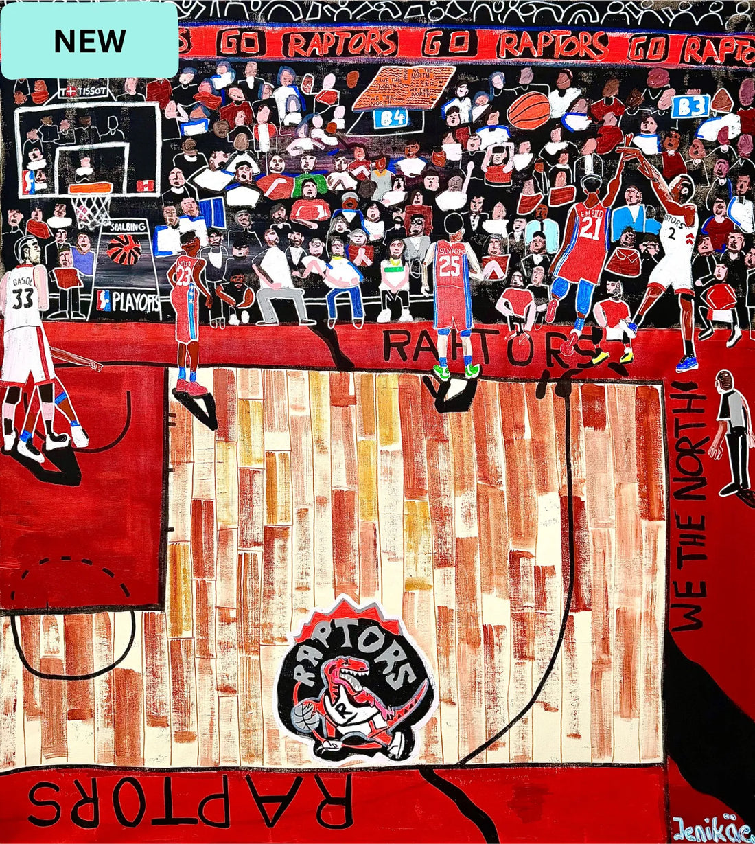 Artwork Kawhi‘s Game winning Shot over Embiid