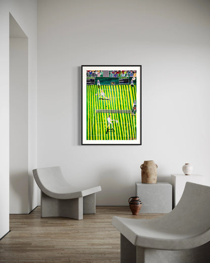 Artwork Wimbledon Sinner vs Medvedev