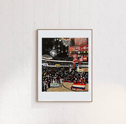 Artwork Slam Dunk Contest Gatorade 1987
