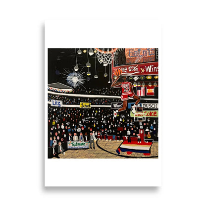 Artwork Slam Dunk Contest Gatorade 1987