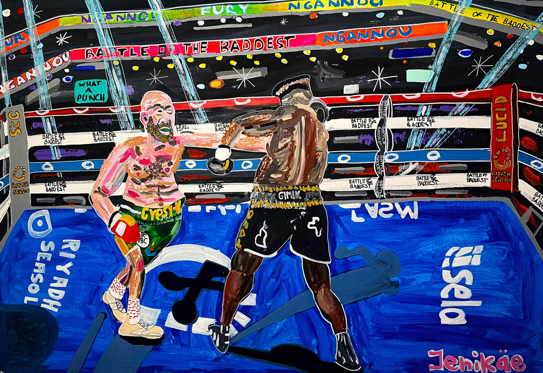 Artwork Ngannou vs Fury Takes
