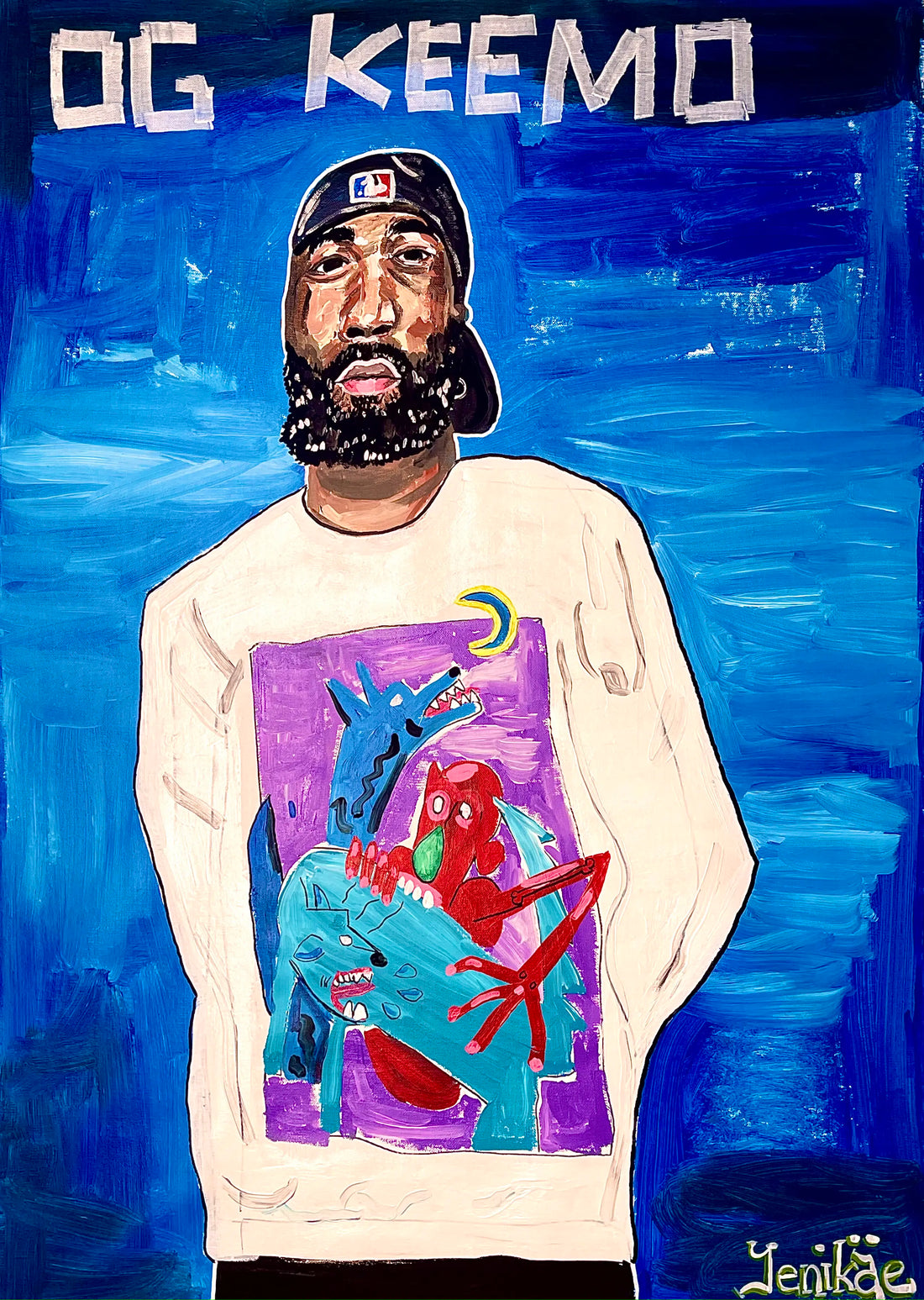 OG KEEMO with his favorite pullover