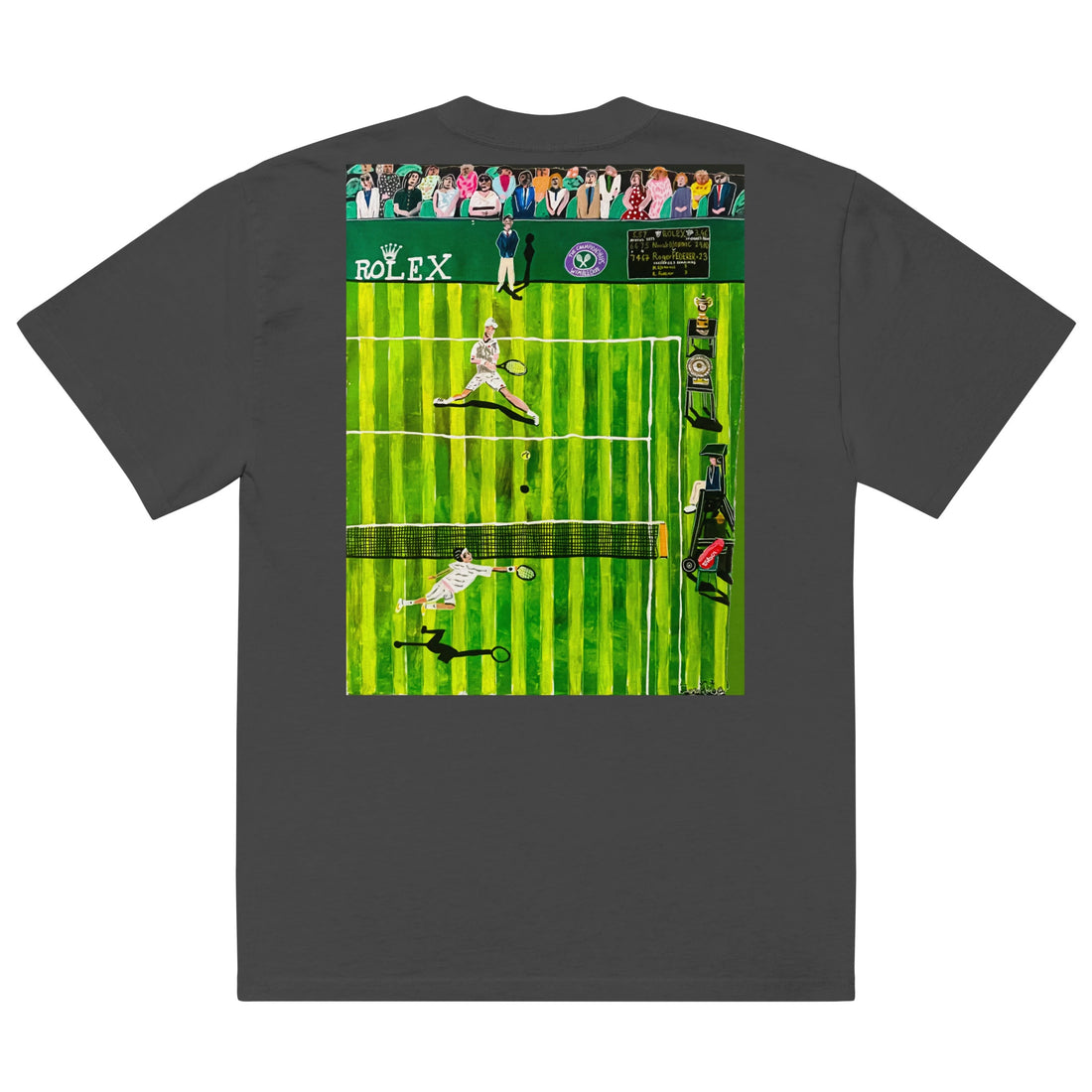 Oversized faded t-shirt (Art on the Back)