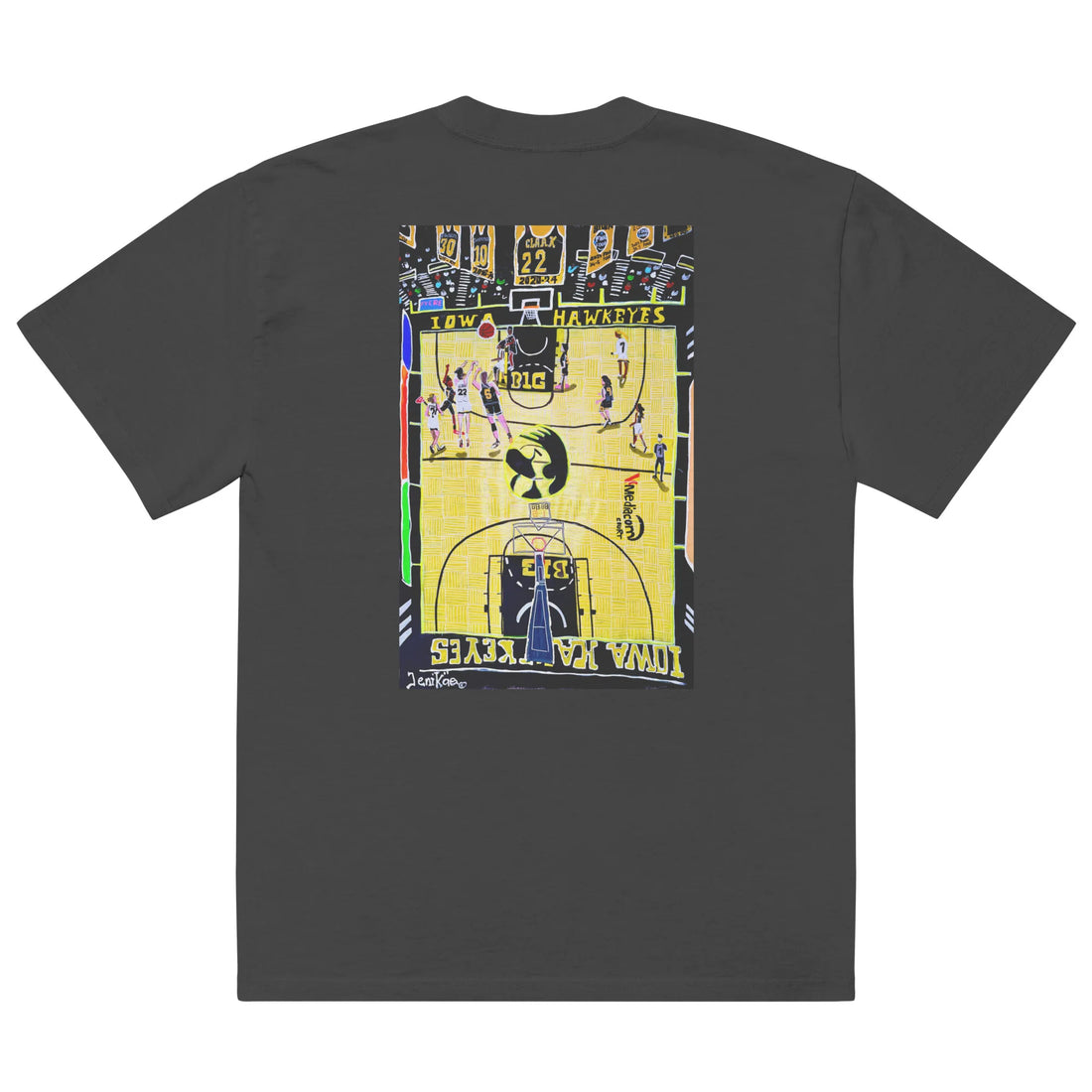 Oversized faded t-shirt Caitlin Clark
