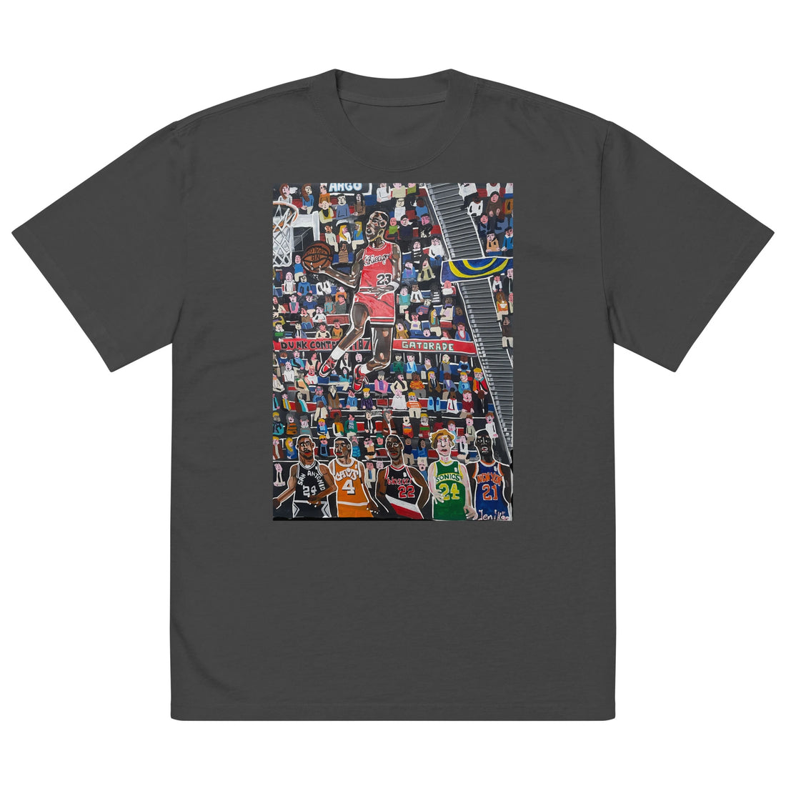Oversized faded t-shirt TEE