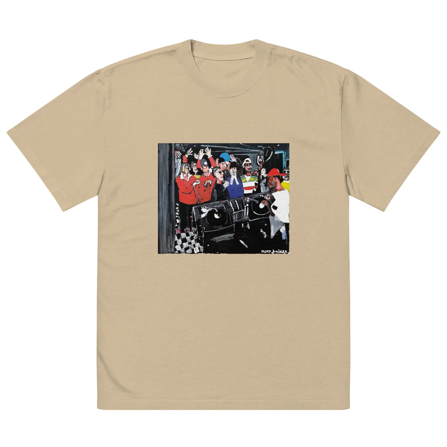 Oversized faded t-shirt TEE
