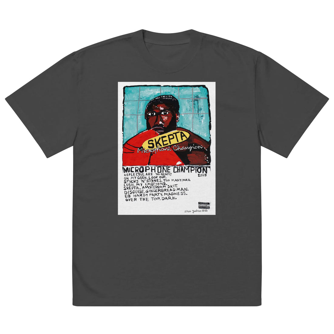 Oversized faded t-shirt TEE