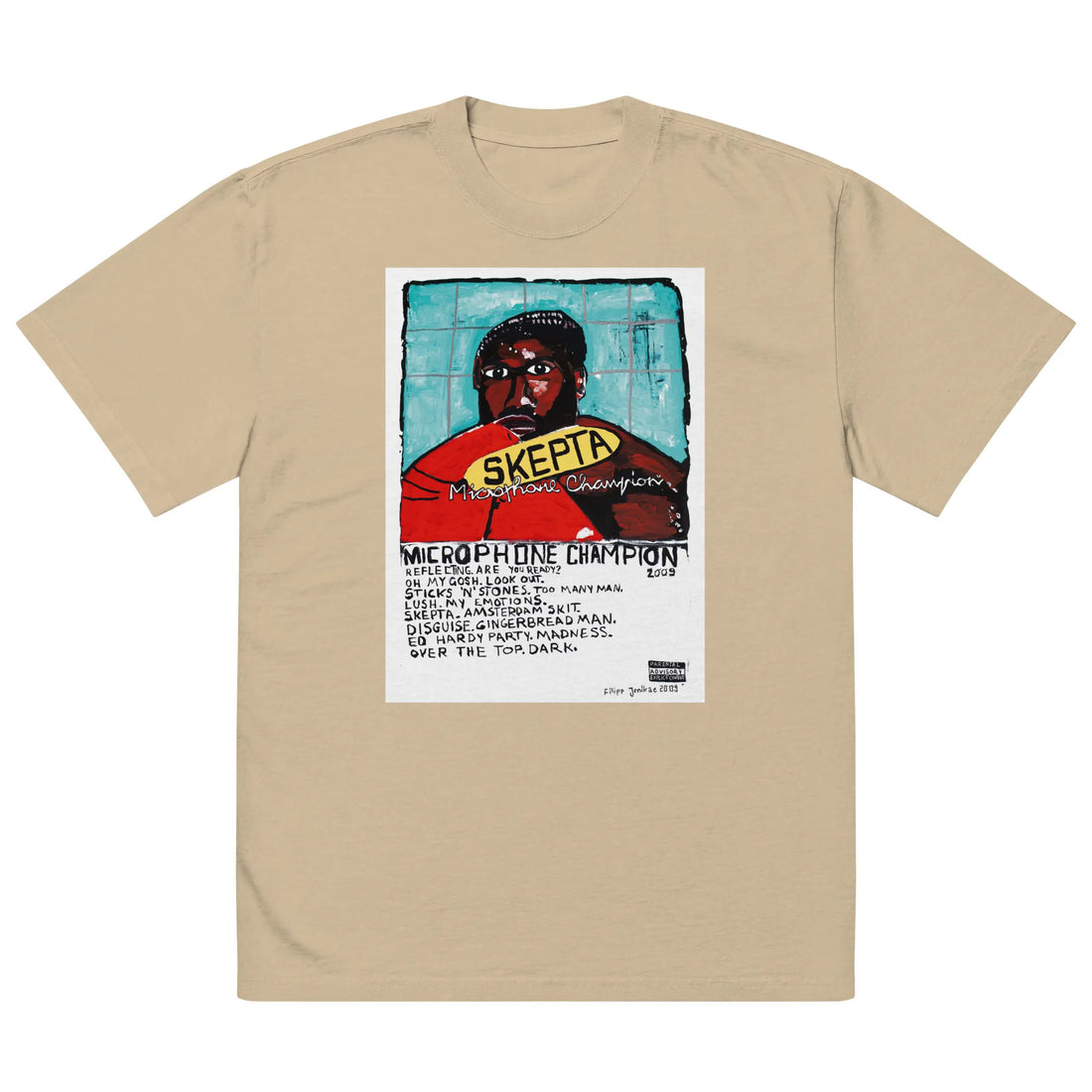 Oversized faded t-shirt TEE