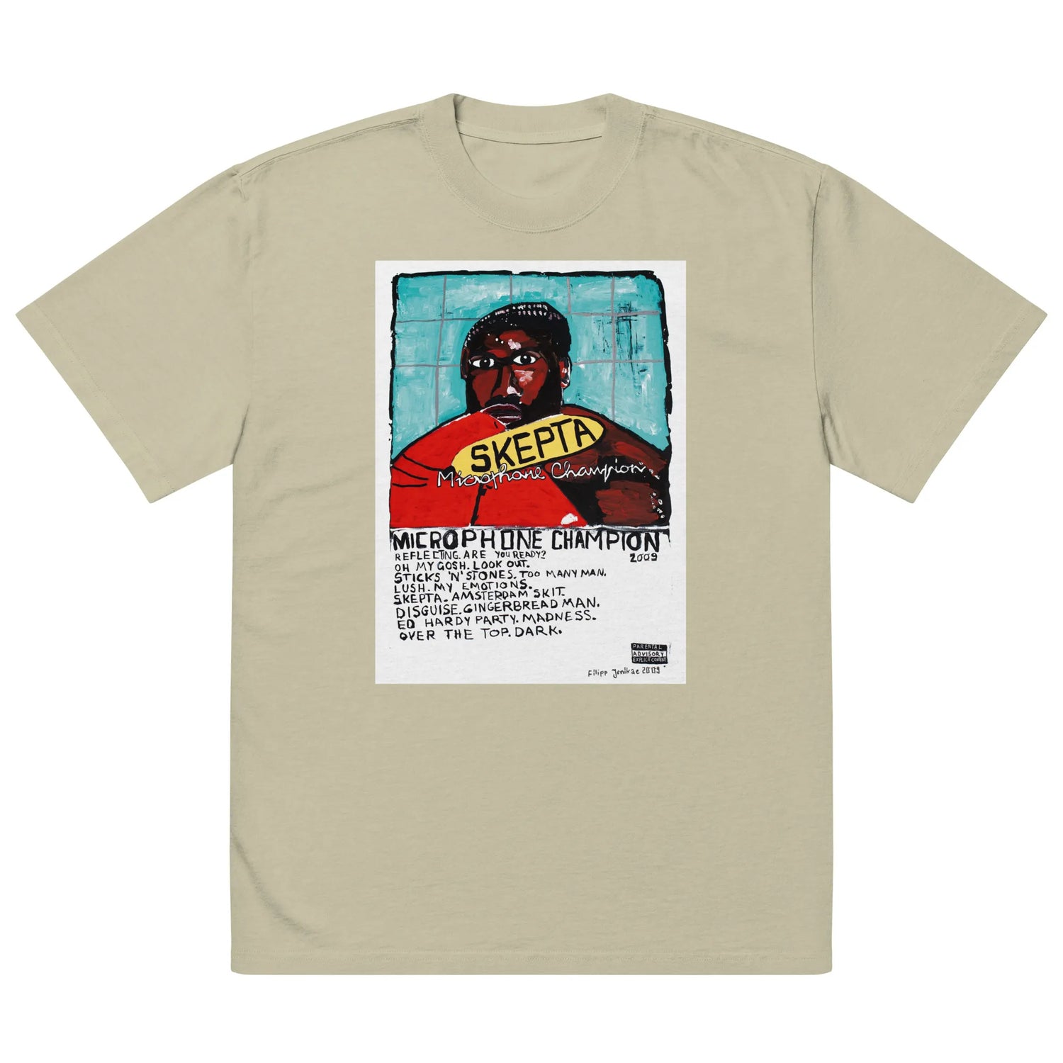 Oversized faded t-shirt TEE