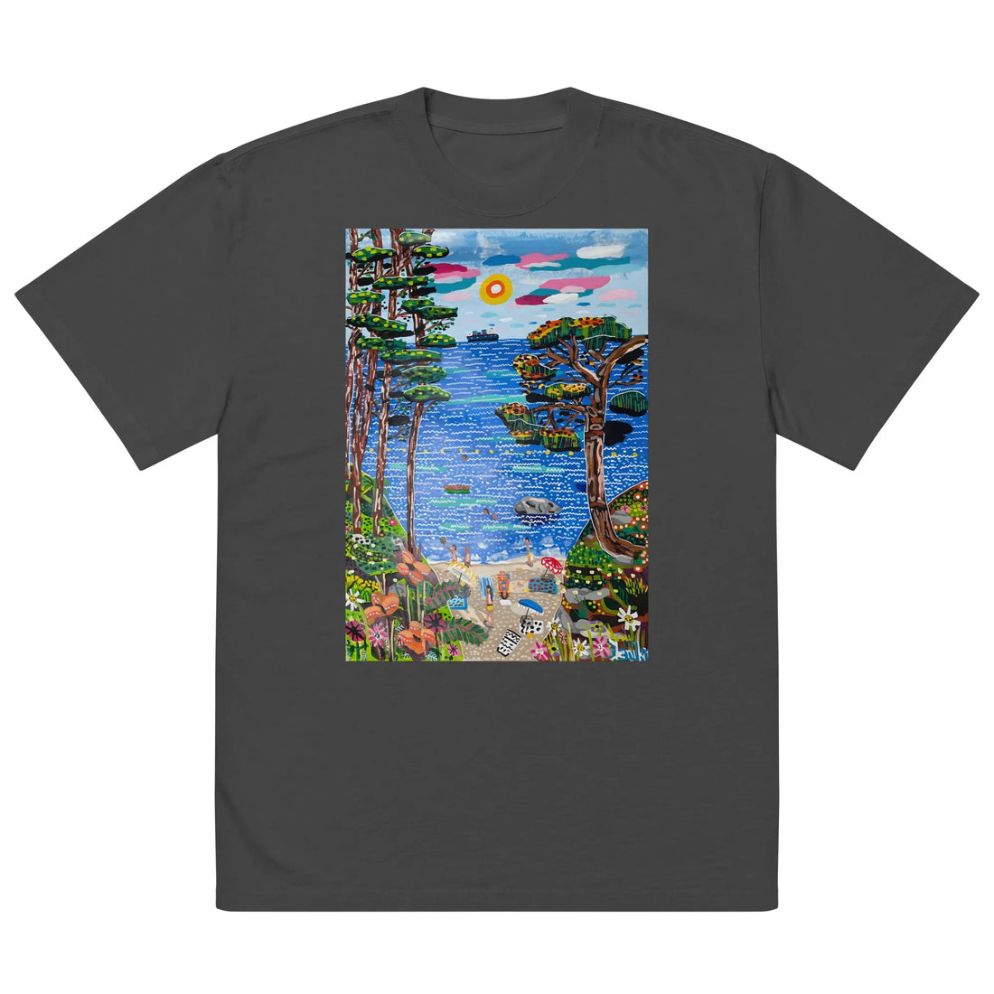 Oversized faded t-shirt TEE