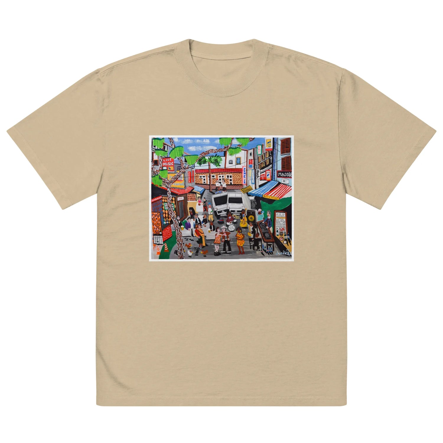 Oversized faded t-shirt TEE