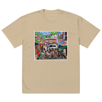 Oversized faded t-shirt TEE