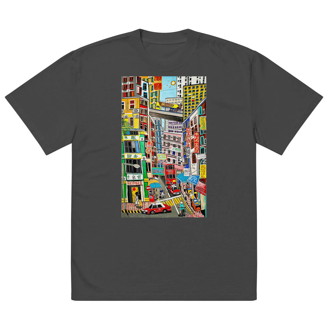 Oversized faded t-shirt TEE