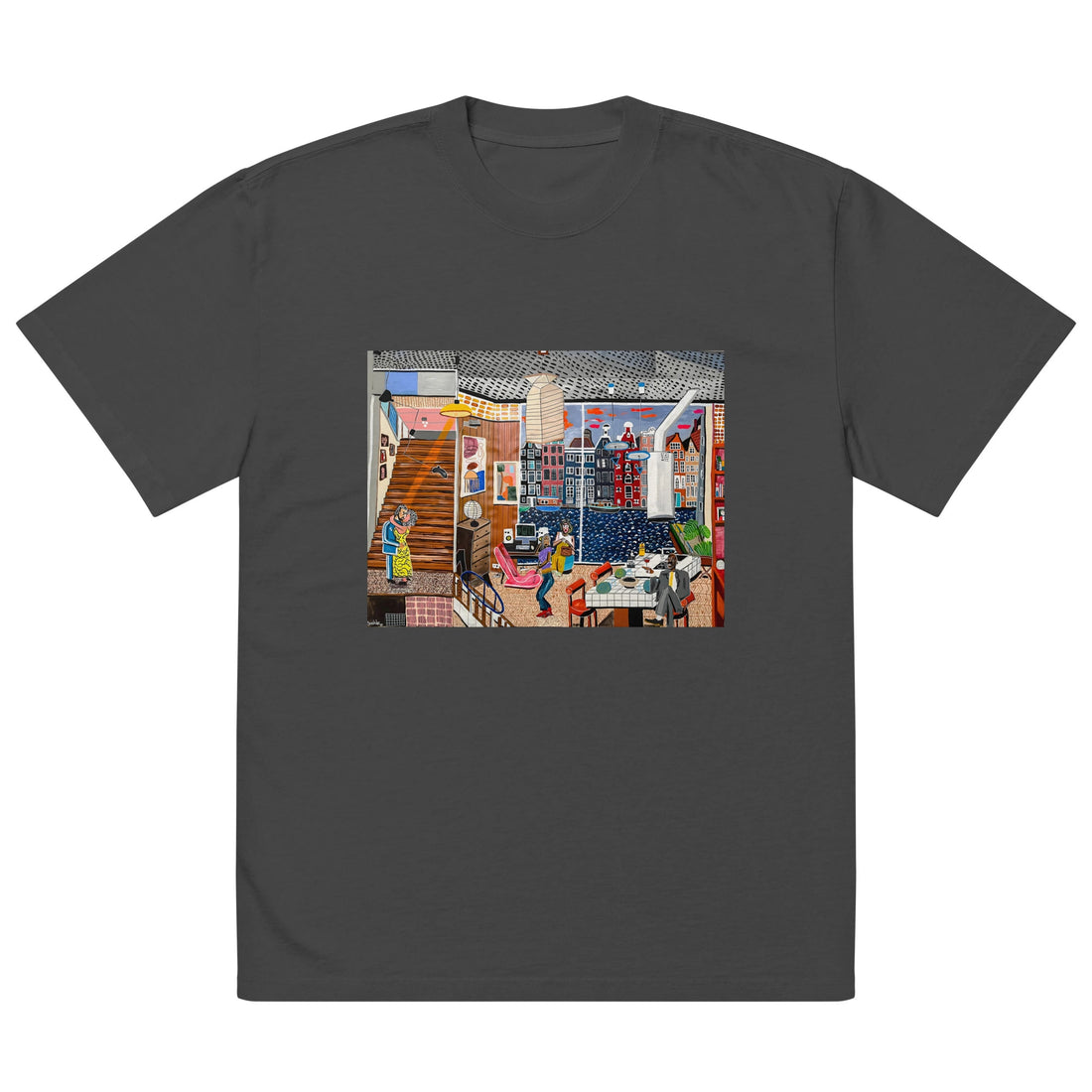 Oversized faded t-shirt TEE