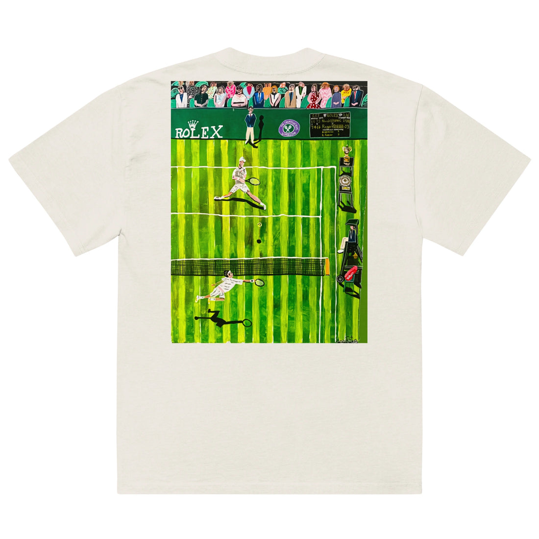 Oversized faded t-shirt (Art on the Back)