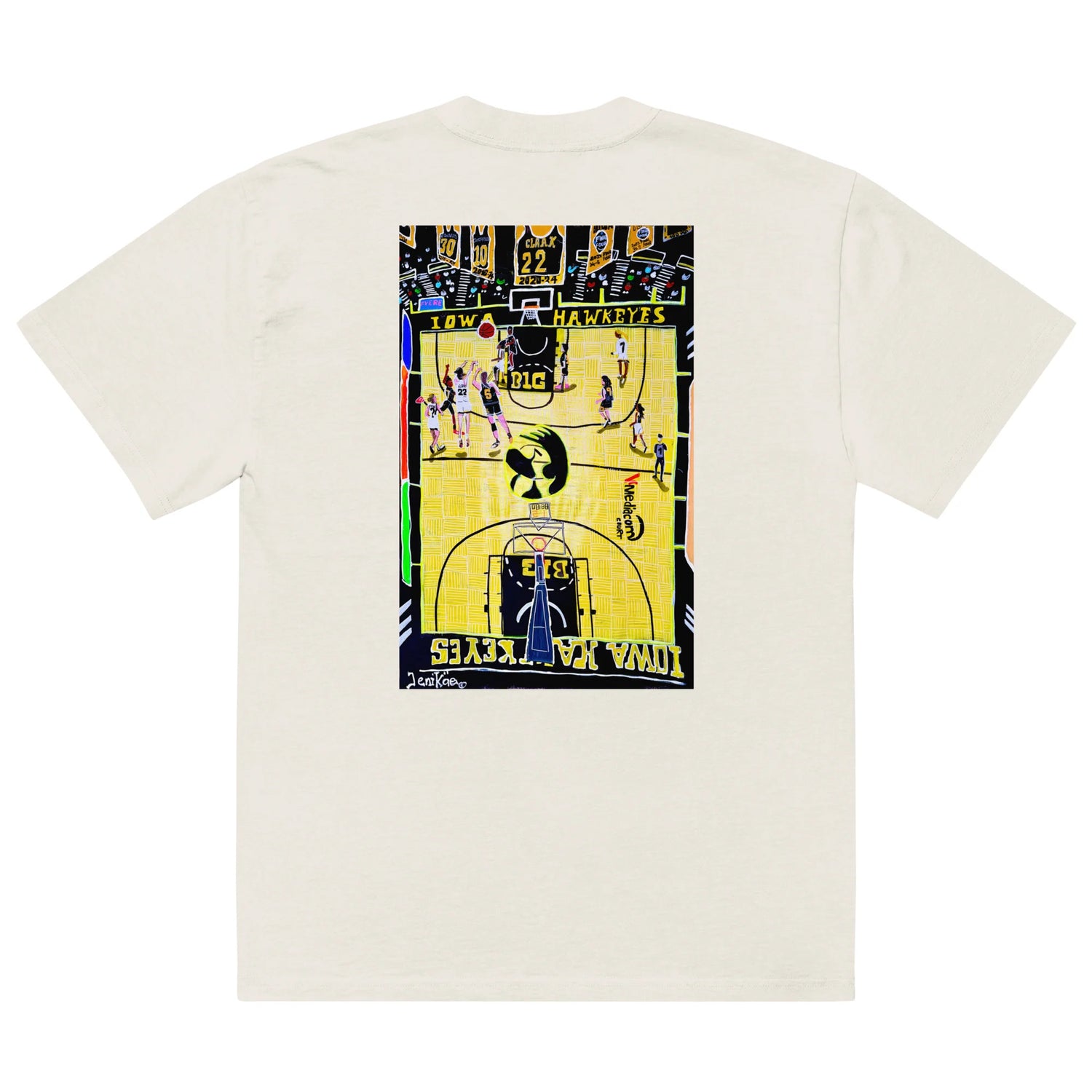 Oversized faded t-shirt Caitlin Clark