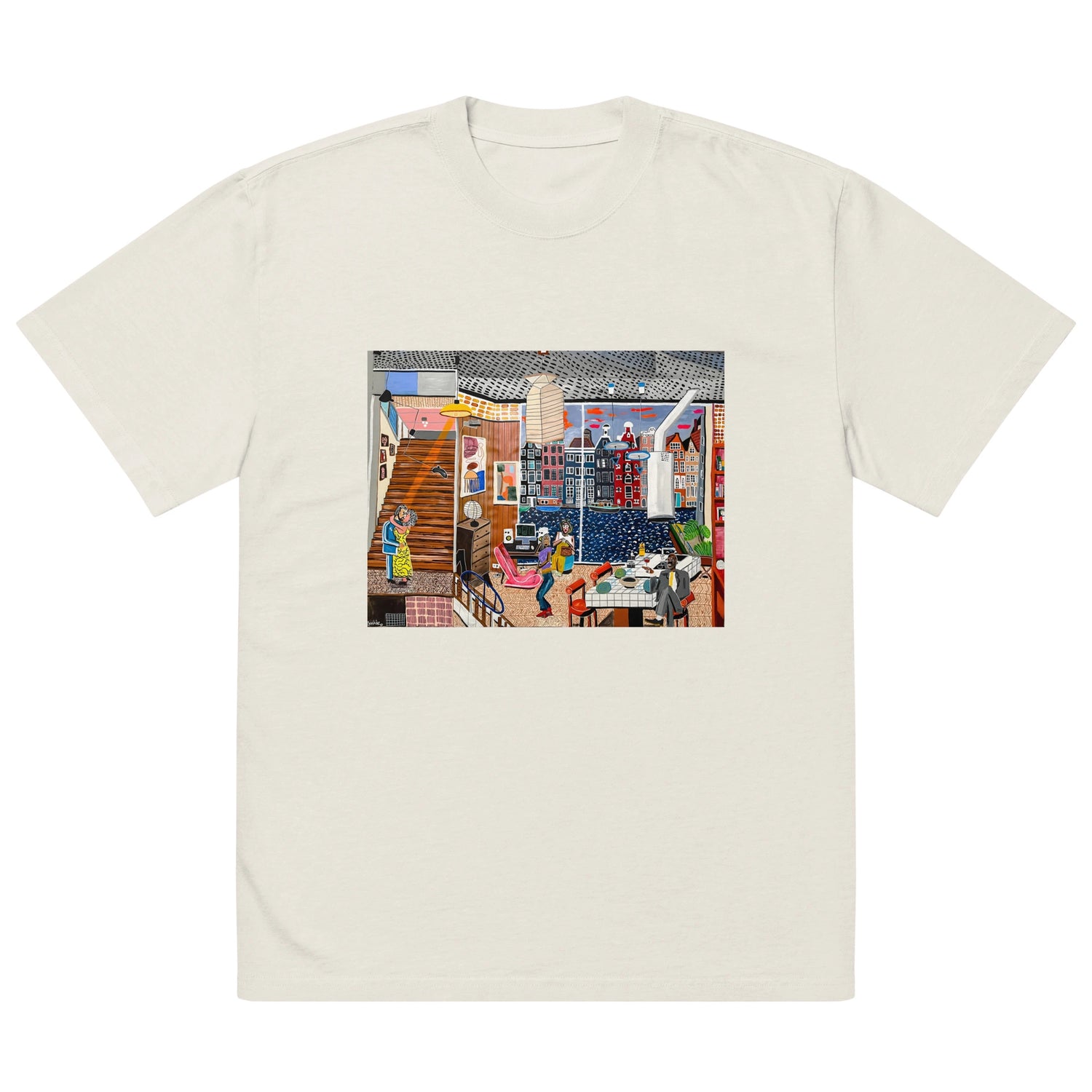 Oversized faded t-shirt TEE