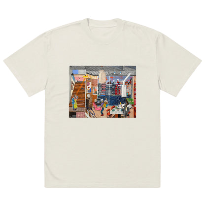 Oversized faded t-shirt TEE
