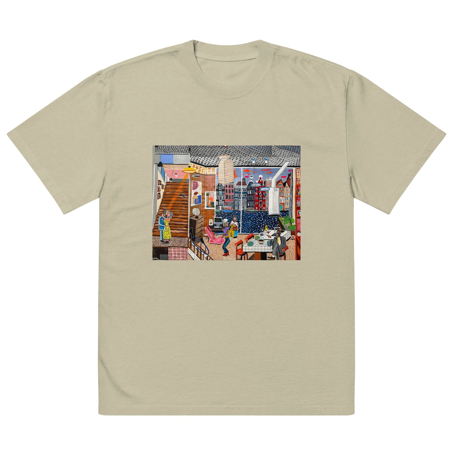Oversized faded t-shirt TEE