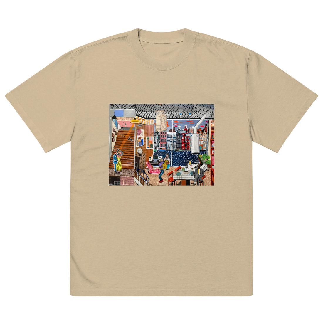 Oversized faded t-shirt TEE