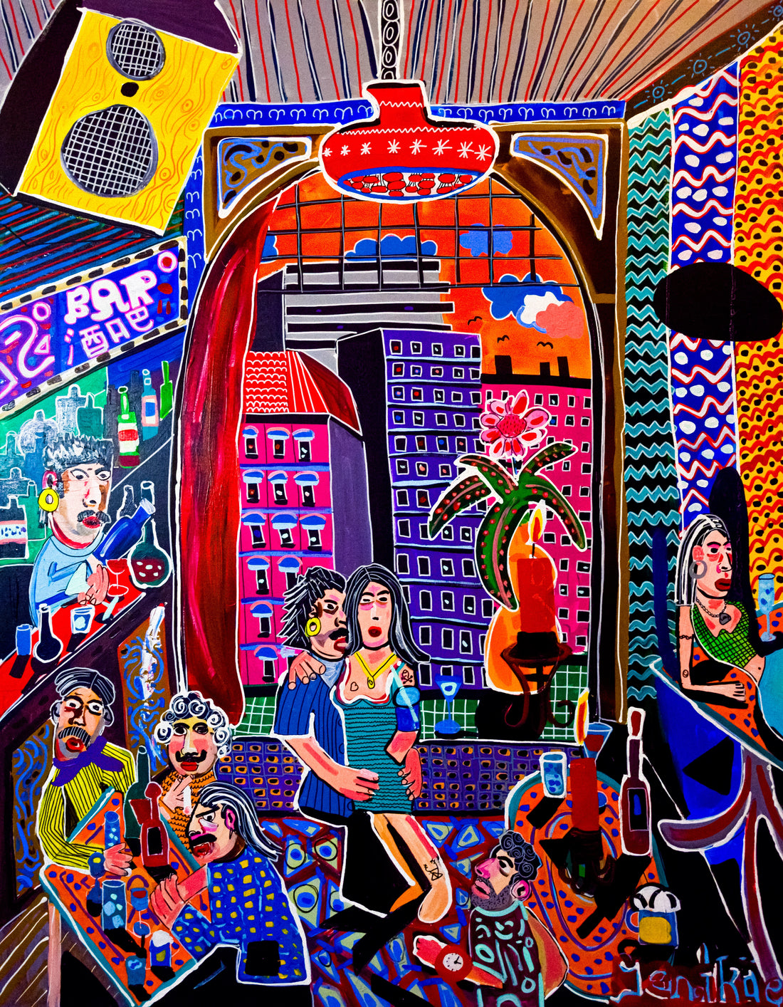 Artwork Bar Somewhere Party