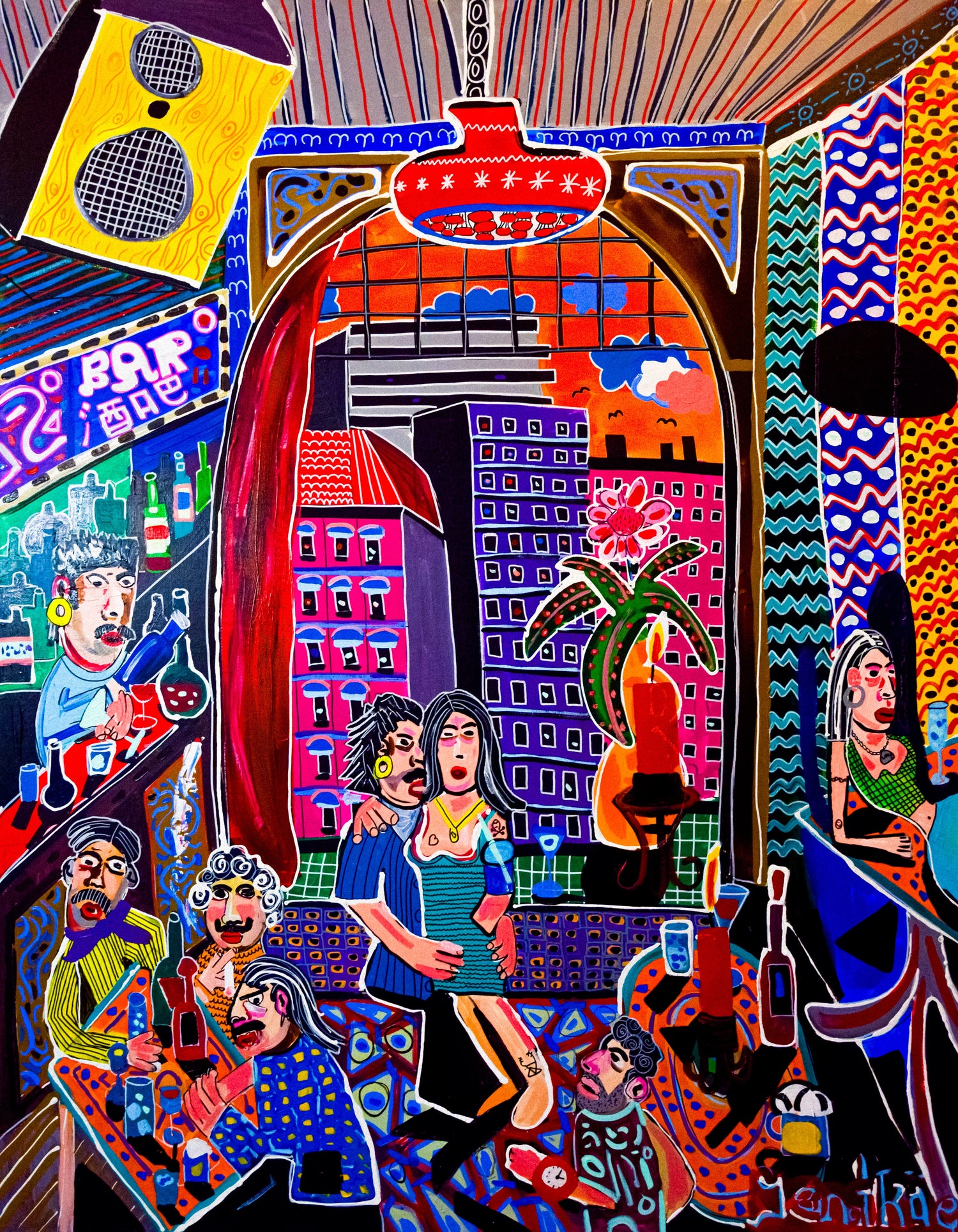 Artwork Bar Somewhere Party